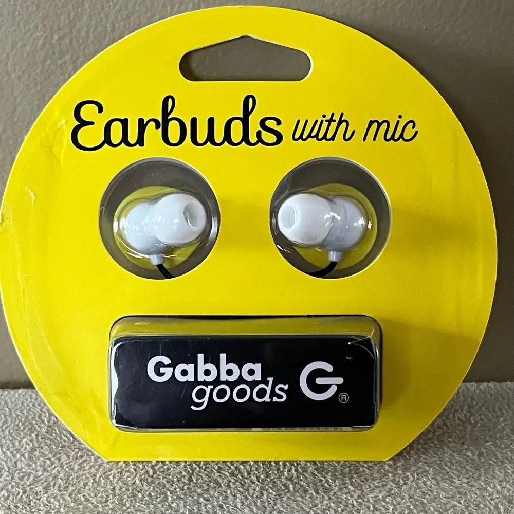 Emoji Earbuds with Mic - Yellow and Black